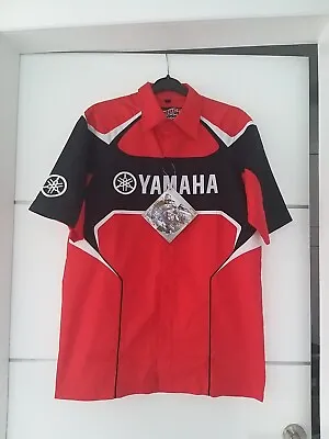Yamaha Paddock Pitcrew Short Sleeve Shirt Bike Racing Team Size S   BNWT. • £9.99