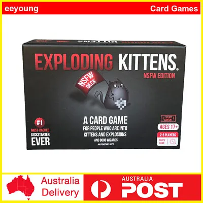 Exploding Kittens Card Games For Adults&Teens A Russian Roulette Card Games • $26.99