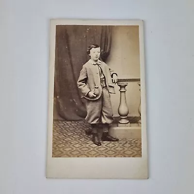 Antique Photograph Of A Boy By M. Guttenberg Darlington And Stockton • £9.95