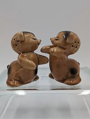 Vintage - VANTELLINGEN - Salt & Pepper Shakers - BEAR HUGGERS • $7.28