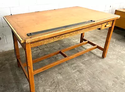 Mayline Drawing Table Top Table Oal72x43-1/2  Has An Outlet On The Side • $500