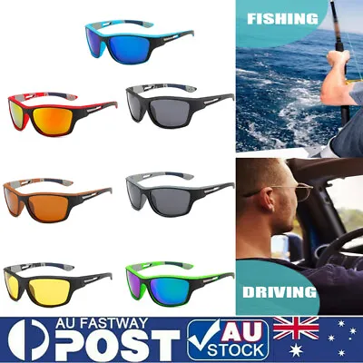 $11.49 • Buy Men Sunglasses Cycling Glasses Fishing Eyewear Sunlight Protection Birthday Gift