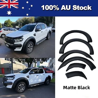 Matte Black Fender Flare Wheel Arch OEM Design Fit Ford Ranger PX2 MK2 2015-2018 • $189.95