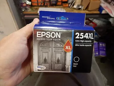 Epson 252XL Black Ink Cartridge T252XL120 Genuine New OEM Sealed 01/2026 NEW!!!! • $24.99