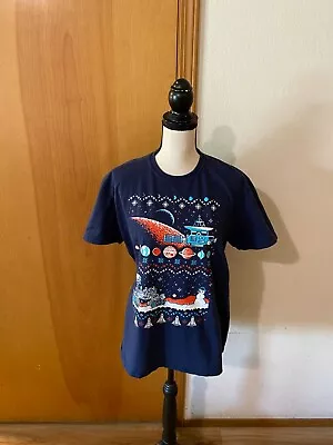 Loot Crate Holiday Gildan Adult XL Space Invaders Christmas Tee Shirt B46 L28 • $5.99
