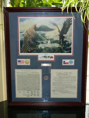 Patriotic Limited Edition FREEDOM By Michael Sloan Signed And Numbered 236/7476 • $175
