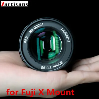 7artisans 35mm F0.95 Large Aperture Portrait XF Lens For Fujifilm Fuji X T3 PRO2 • £199