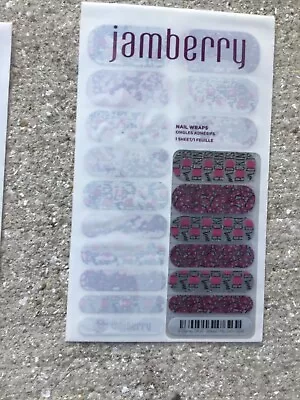 Jamberry Nail Wraps Full Sheet 19Q5 Disney Rockin My Dots Pink Minnie Mouse  • $5.99