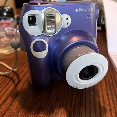 Polaroid 300 Purple Instax Mini Instant Film Camera Built In Flash No Film • $24.99