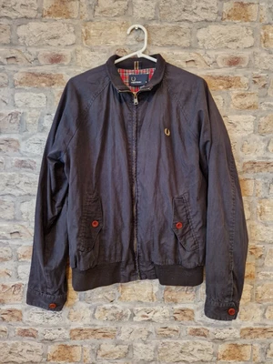 £39.99 • Buy Fred Perry Harrington Jacket Black - Tartan Lining - Size M