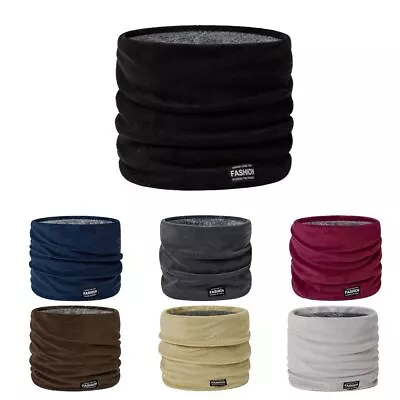 Thick Warm Fleece Lined Fleece Neck Warmer For Men  For Cold Weather • $8.24