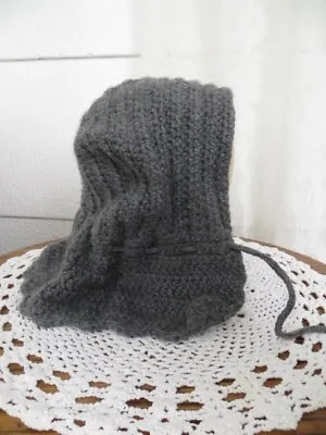 Crochet Reproduction Civil War Era Winter Bonnet • $50