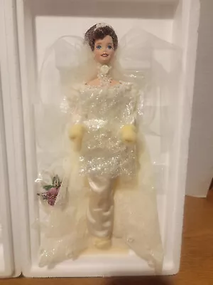 Romantic Rose Bride Barbie Doll - 2nd In Series -1995 Mattel #14541 NIB • $25