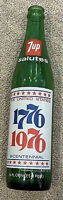 1976 7-Up Bottle  Bicentennial - 1776-1976-Liberty Bell -Commerotive - Perfect • $15.99