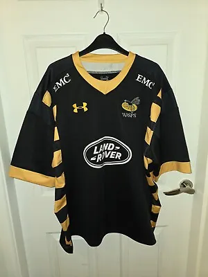 Under Armour Wasps Rugby Union Home Shirt 2016/17 Men’s Size XL • £14.99