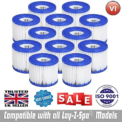 Lazy Lay Z Spa Filters Cartridge Vegas Monaco Miami Palm Springs Size VI 2-12PCs • £9.99