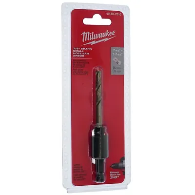 Milwaukee 49-56-7010 3/8  Shank Small Hole Saw Arbor • $9.24