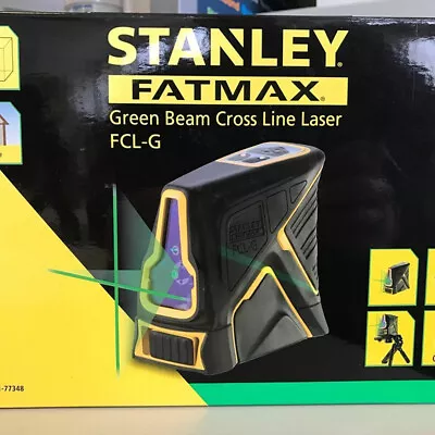 $180 • Buy NEW Green Beam X Line Self Levelling Green Laser FCL-G　 STAN LEY