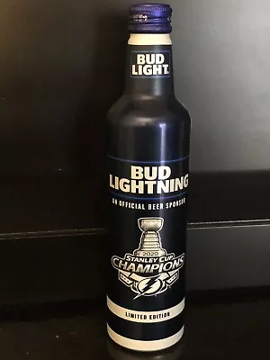 $9.95 • Buy BOXED S/H Tampa Bay Lightning BUD LIGHT 2020 STANLEY CUP CHAMPIONS Empty Bottle