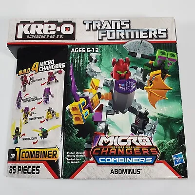KRE-O TRANSFORMERS ABOMINUS MICRO CHANGERS COMBINERS FIGURE SET MISB 85pc 2013 • $29.95