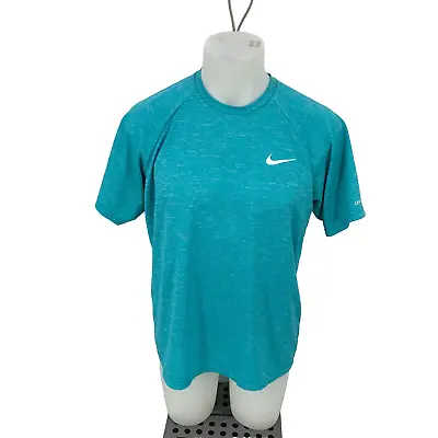 Nike Swim Large T Shirt UPF 40 Pullover Short Sleeve Crew Neck Sz L 34-22 • $11.58