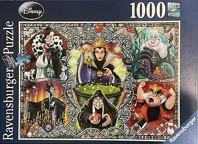 Ravensburger Disney Wicked Women 1000 Pc Jigsaw Puzzle - COMPLETE • $3.99