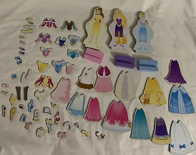 Melissa & Doug Disney Princess Magnetic Dress-Up Wooden Doll Pretend Play Set • $24.99
