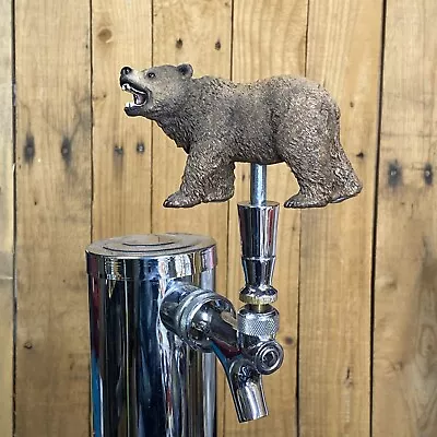 Grizzly Bear Tap Handle Mini Knob Pull Beer Keg Kegerator Animal NCAA Montana • $39.99
