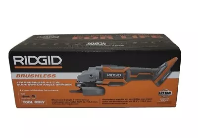 Ridgid Brushless Cordless 4-1/2 In. Angle Grinder 18v R86042B (Tool Only) NEW • $137.45