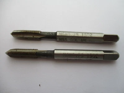 £6.50 • Buy 2 X New Goliath High Speed Steel Hand Taps M6 X 0.75 Plug / Taper In A Clear Bag