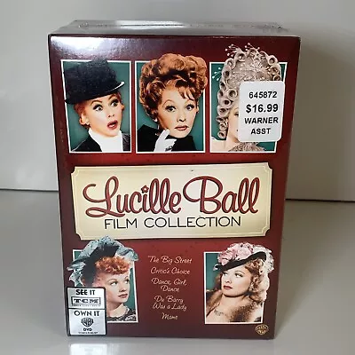 Lucille Ball Film Collection (DVD 2007 5-Disc) Big Street Mame Critic's Choice • $19.77