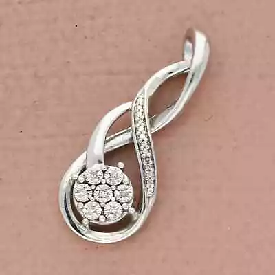 ❗️CLEARANCE❗️zales Sterling Silver Diamond Accent Drop Pendant • $33.60