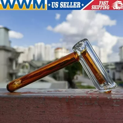 5.1  Glass Water Pipe Hammer Smoking Hookah Bong Bubbler Percolator Shisha Bongs • $9.99