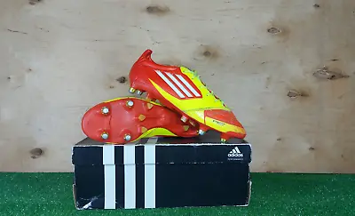 Adidas Adizero F50 SG Leather V23966 Orange Boots Cleats Mens Football/Soccers • $334.83