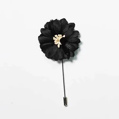  Lapel Corsage Boutonniere Stick Brooch Pin Men's Shirt Women's #19 • £3.59