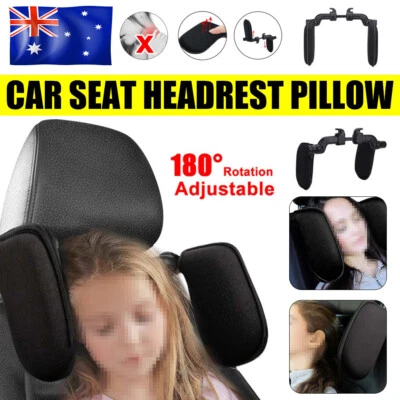 $28.95 • Buy Car Headrest Pillow Adjustable Seat Head Neck Support Sleeping For Kids Adults
