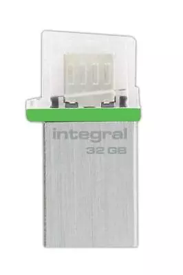 Integral 32gb Micro Fusion Usb 2 .0 Otg Flash Drive Infd32gbmic-otg • £3.94