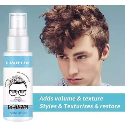 $6.10 • Buy Men Sea Salt Spray For Volumizing Hair Spray Dry And Frizzy Hair Treatment,