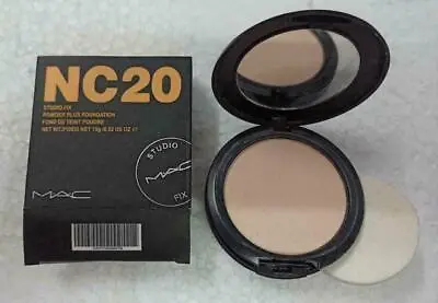 MAC STUDIO FIX POWDER PLUS FOUNDATION NC20 Net Wt.15g/0.52 US OZ • £20.70