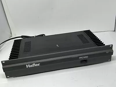 Hafler PRO1200 Power Amplifier Amp  WORKING • $139.65