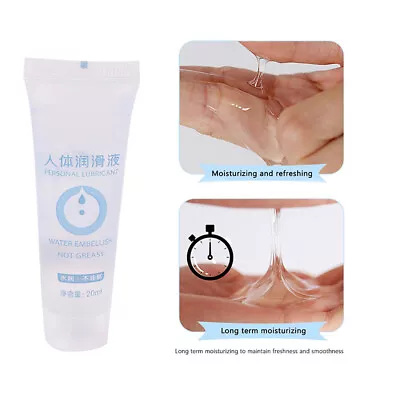 20g Personal Sex Lube Bottle Safe Water Based Gel Lubricant Anal Wet Adult J2 • $5.42