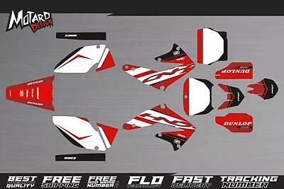 Graphics Kit For Honda CRF 450 R 2002 2003 2004 Decals Stickers By Motard Design • $159.90