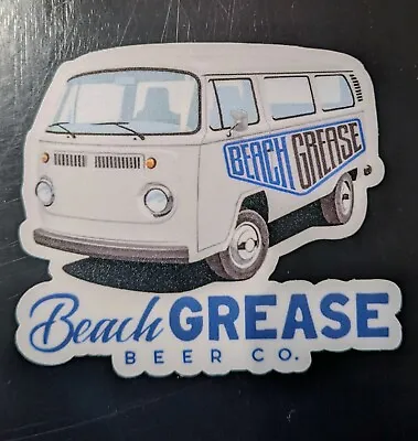 $5 • Buy Beach Grease Brewing Company VW Van Bus Sticker Craft Beer Brewery Vista CA