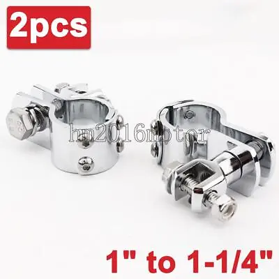 Chrome Highway Foot Pegs Pedals Crash Bar For Honda VTX1300C VTX1800S Shadow 750 • $36.85