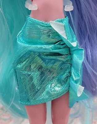 Monster High Lagoona Fearidescent Skulltimate Secrets Blue Shiney Skirt • $4.99