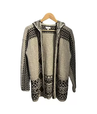 Lucky Brand Aztec Tribal Print Cardigan • $25