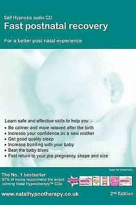 Fast Post Natal Recovery: A Self Hypnosis CD Programme - New And Sealed • £2.49