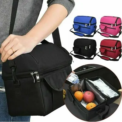 $17.99 • Buy Insulated Lunch Bag Men/Women Cooler Bag Lunch Bag For Adults Meal Prep Bag AU
