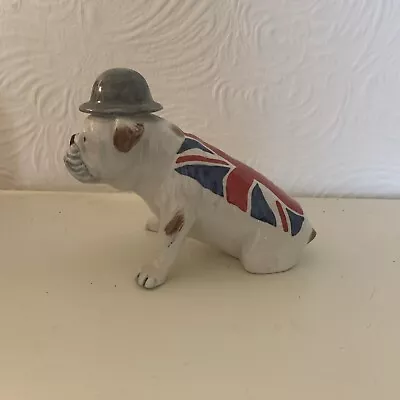 Carlton Ware Bulldog PM Hated With Union Jack  • £45