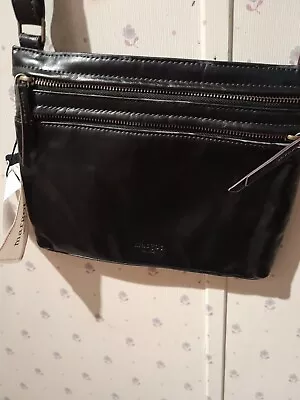 MARGOT Leather Messenger Double Zipper Front WITH TAGS  Style #2590-BO Danni CB • $21